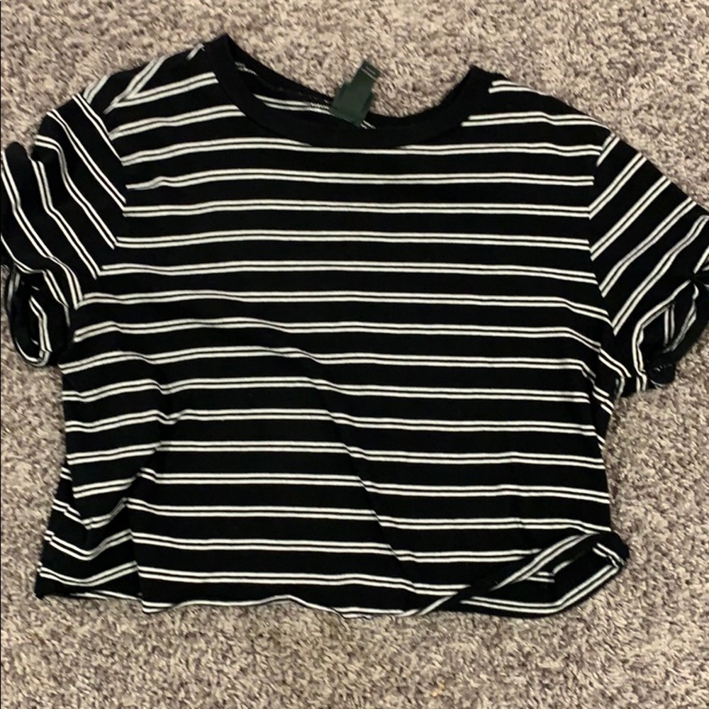 Stripped crop top